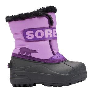 Sorel Kids Purple and Black Snow Boots